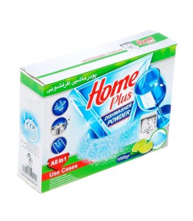 پودر ماشين ظرفشويي 1 كيلو ليمويي (قيمت قديم انقضاء 1405/07) هوم پلاس