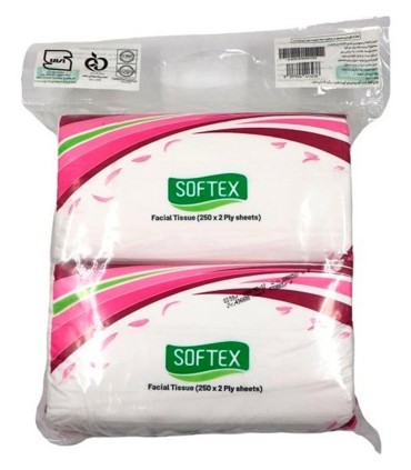دستمال كاغذي اقتصادي 2 عددي (250 برگ) سافتكس