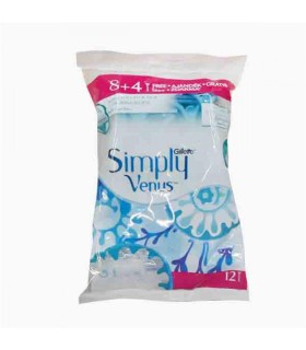 خودتراش 2 لبه 12 عددي صابوندار سيمپلي ونوس ژيلت