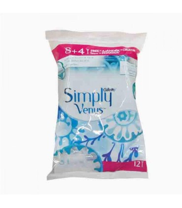 خودتراش 2 لبه 12 عددي صابوندار سيمپلي ونوس ژيلت