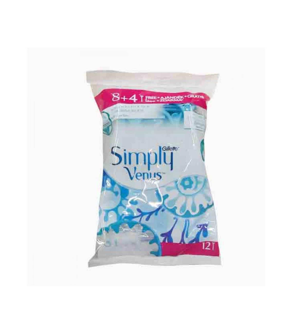 خودتراش 2 لبه 12 عددي صابوندار سيمپلي ونوس ژيلت