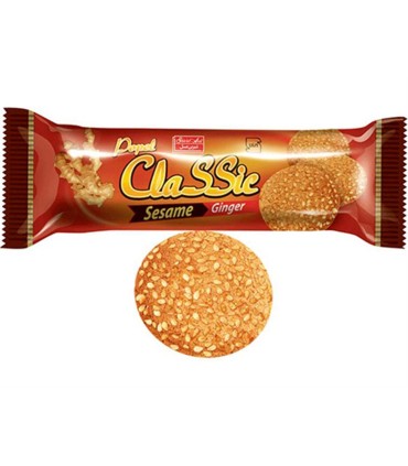 بيسكويت 80 گرم پاپل زنجبيل كنجدي شيرين عسل