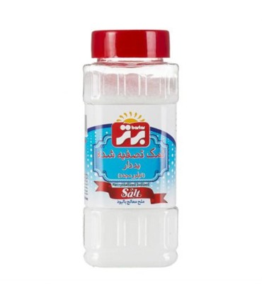 نمك 250 گرم پت برتر