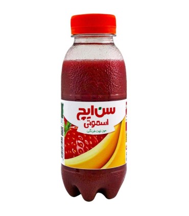 آبميوه 300 ميل پت اسموتي موز توت فرنگي سن ايچ