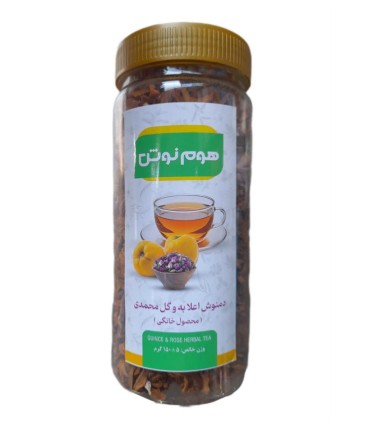 دمنوش 150 گرم پت به و گل محمدي هوم نوش