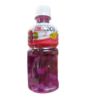 نوشيدني 300 ميل انگورقرمز با تكه هاي نارگيل ZAKi