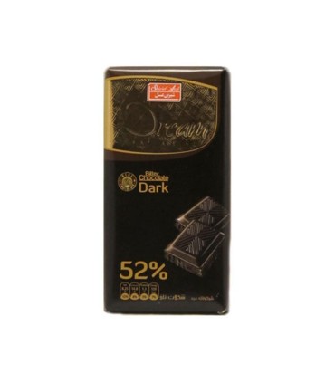 شكلات 100گرم تابلت تلخ 52% شيرين عسل