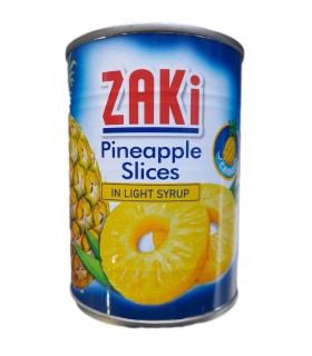 كمپوت 565 گرم آناناس حلقه اي كليددار ZAKi