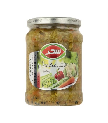 ترشي 650 گرم مخلوط ريز سحر