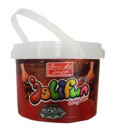 پاستيل 300 گرم ظرف كولا جلي فان (قيمت قديم انقضاء 1405/06/09) شيرين عسل