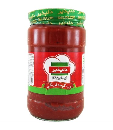 رب گوجه 680 گرم شيشه (قيمت قديم انقضاء 1406/05/08) دلپذير