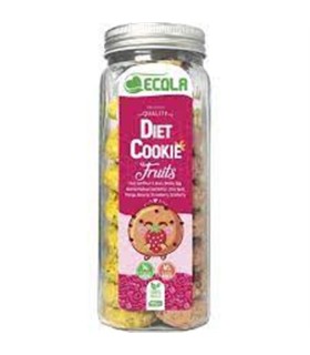 شيريني رژيمي 300 گرم كوكي ميوه اي اكولا