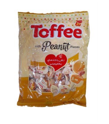 تافي 300 گرم با تكه بادام زميني مينو