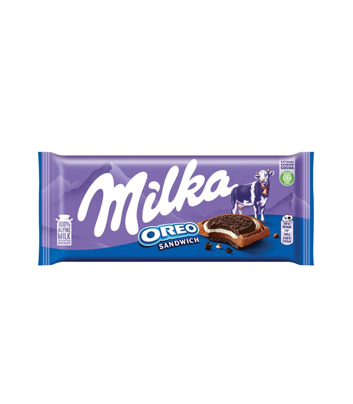 شكلات 92 گرم اورئو ساندويچ Milka