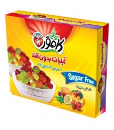 پولكي 150 گرم ميوه اي بدون قند كامور
