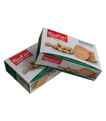 بيسكويت 500 گرم پذيرايي جوانه گندم با شهد توت فراكام كامور