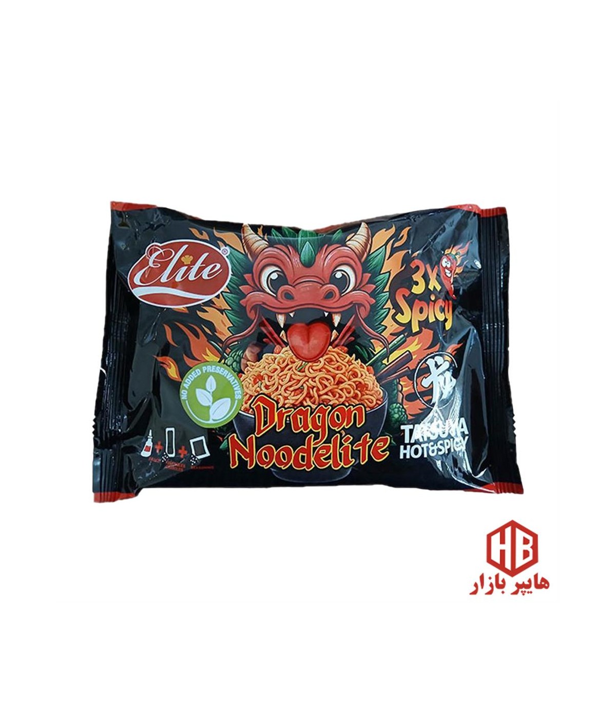 نودل 130 گرم دراگون اسپايسي اليت