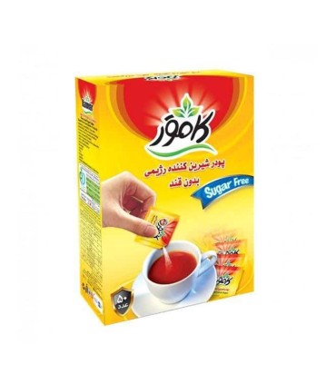 شكر ساشه جعبه (50 عددي) بدون قند كامور