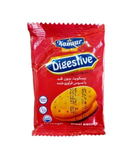 بيسكويت 23 گرم سبوسدار (2 عددي) بدون قند كامور
