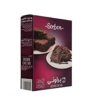 پودر كيك 400 گرم براوني سوربن
