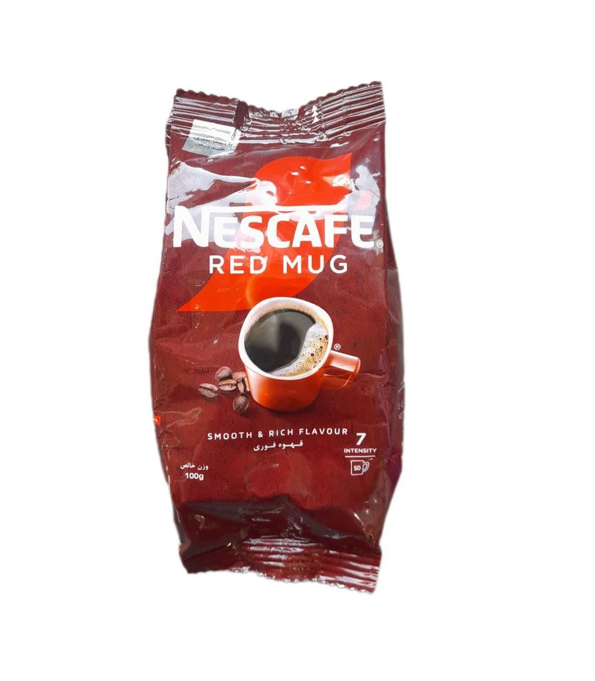قهوه فوري 100 گرم كيسه اي ردماگ (قيمت قديم انقضاء 1405/06/25) نسكافه