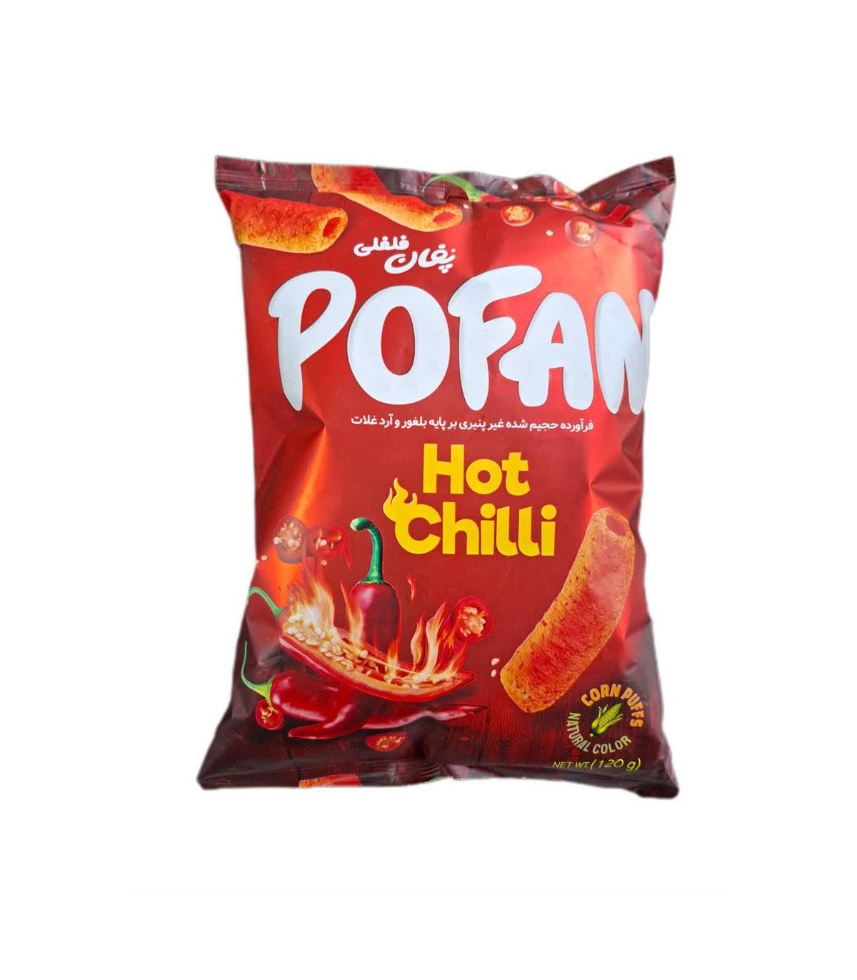 اسنك 120 گرم فلفلي پفان شيرين عسل