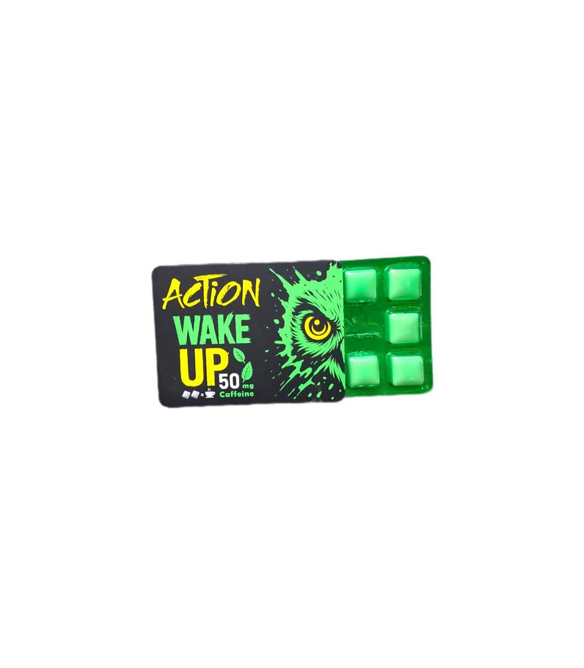 آدامس بدون شكر بليستري  كافئين نعنا ورقي اكشن