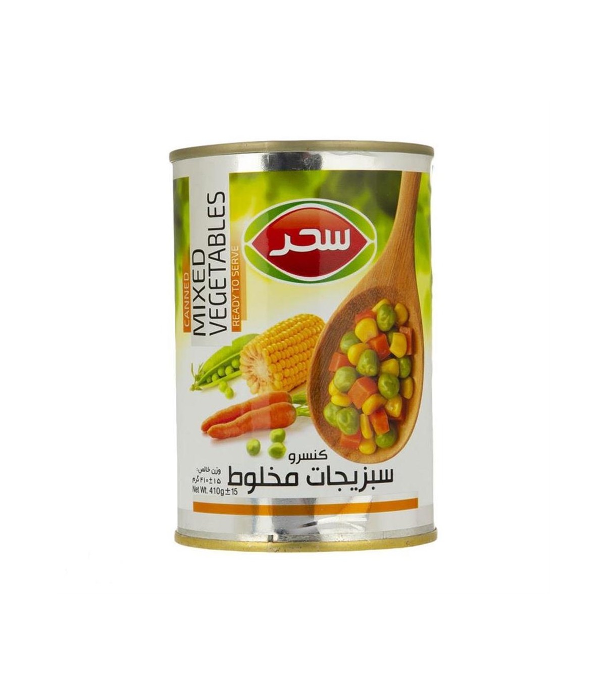 كنسرو 410 گرم مخلوط سبزيجات سحر