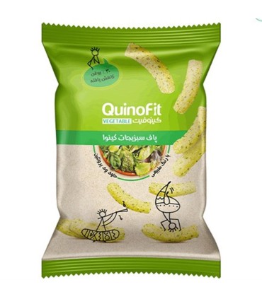 اسنك 45 گرم پاف سبزيجات كينوفيت