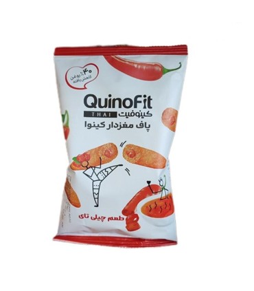 اسنك 50 گرم پاف مغزدار چيلي تاي كينوفيت