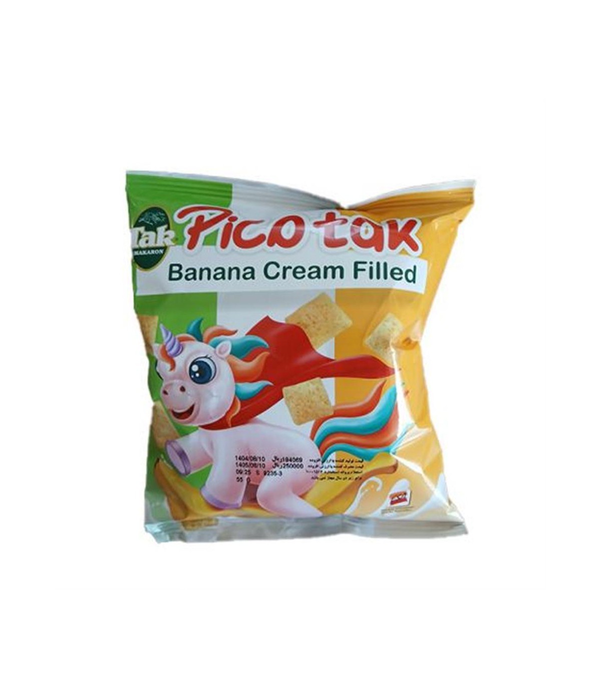 كورن فلكس 55 گرم بالشتي موز پيكو تك ماكارون