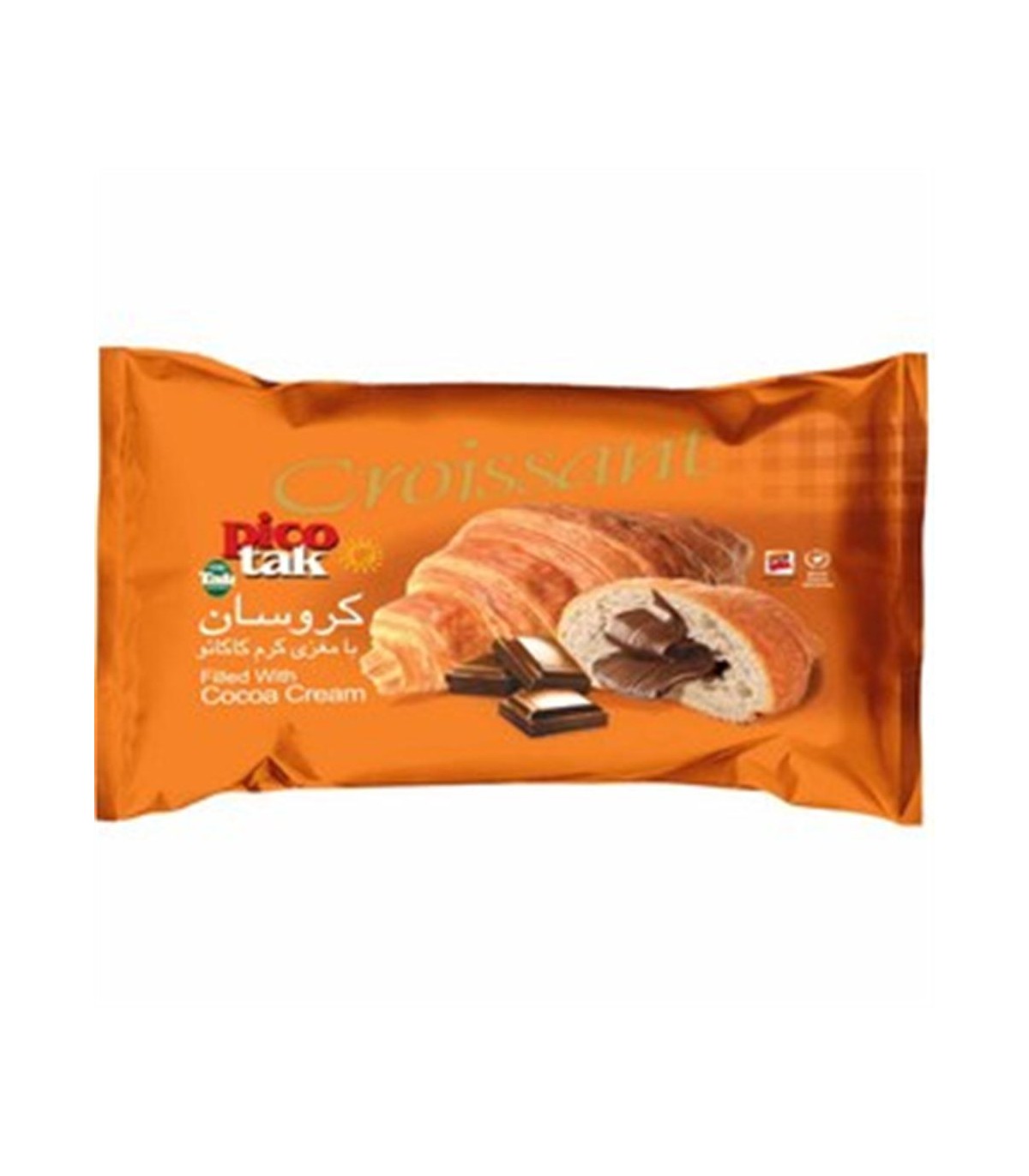 كروسان ساده با مغز كاكائو  پيكو تك ماكارون