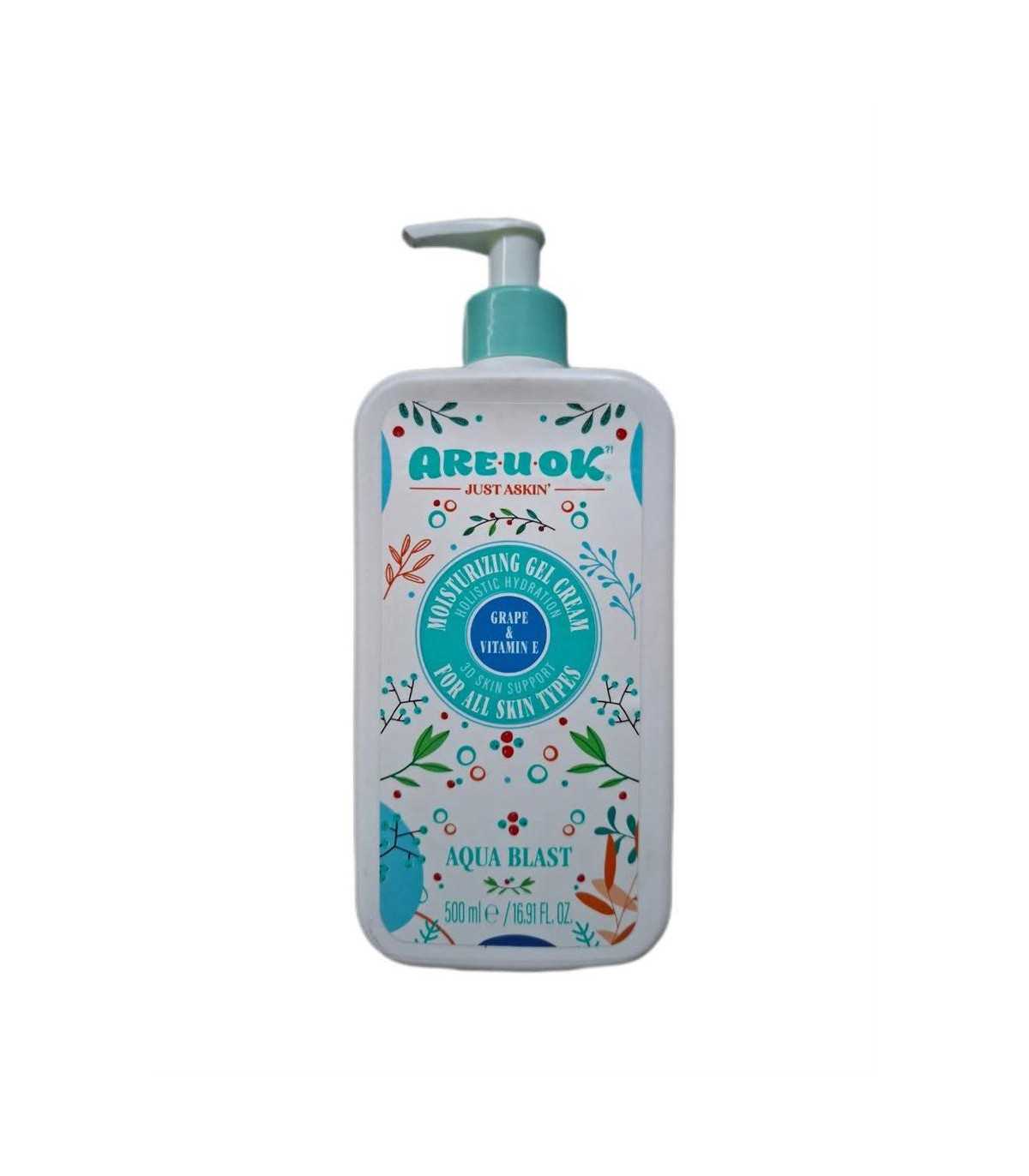ژل آبرسان 500 ميل پمپي انگور AREU OK