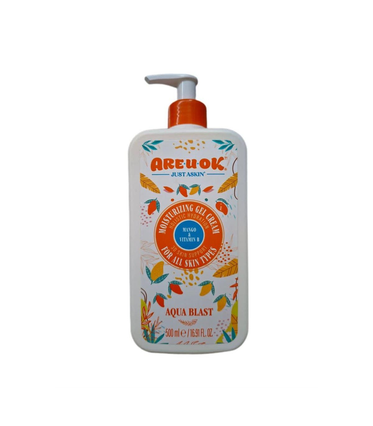 ژل آبرسان 500 ميل پمپي انبه AREU OK