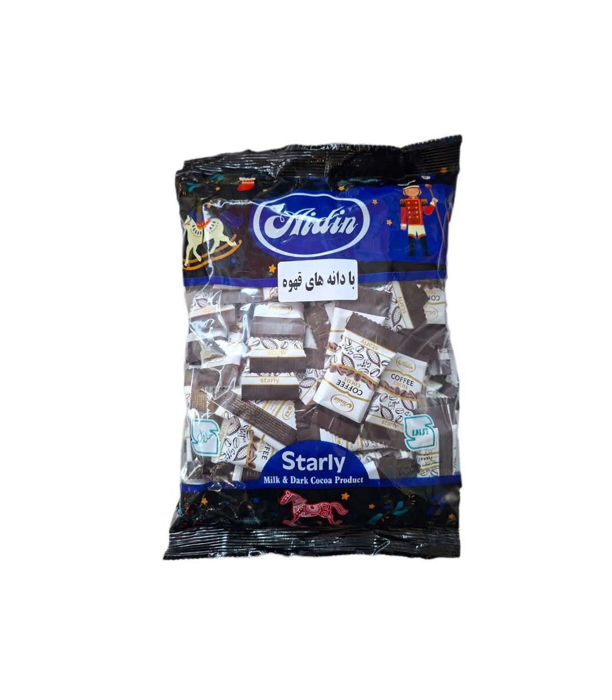 شكلات 500 گرم كاكائو با دانه قهوه آيدين