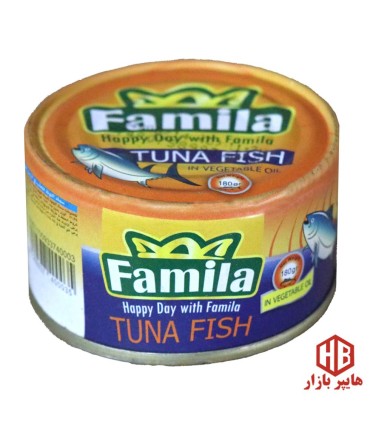 تن ماهي 180 گرم فاميلا