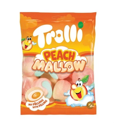 مارشمالو 150 گرم هلو Trolli