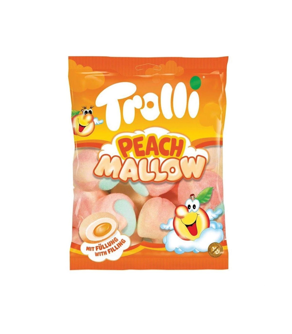 مارشمالو 150 گرم هلو Trolli