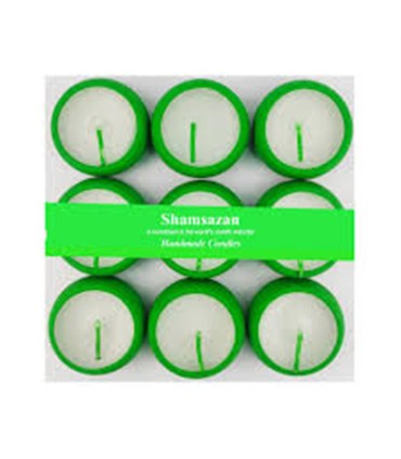 شمع وارمر 9 عددي سفالي رنگي