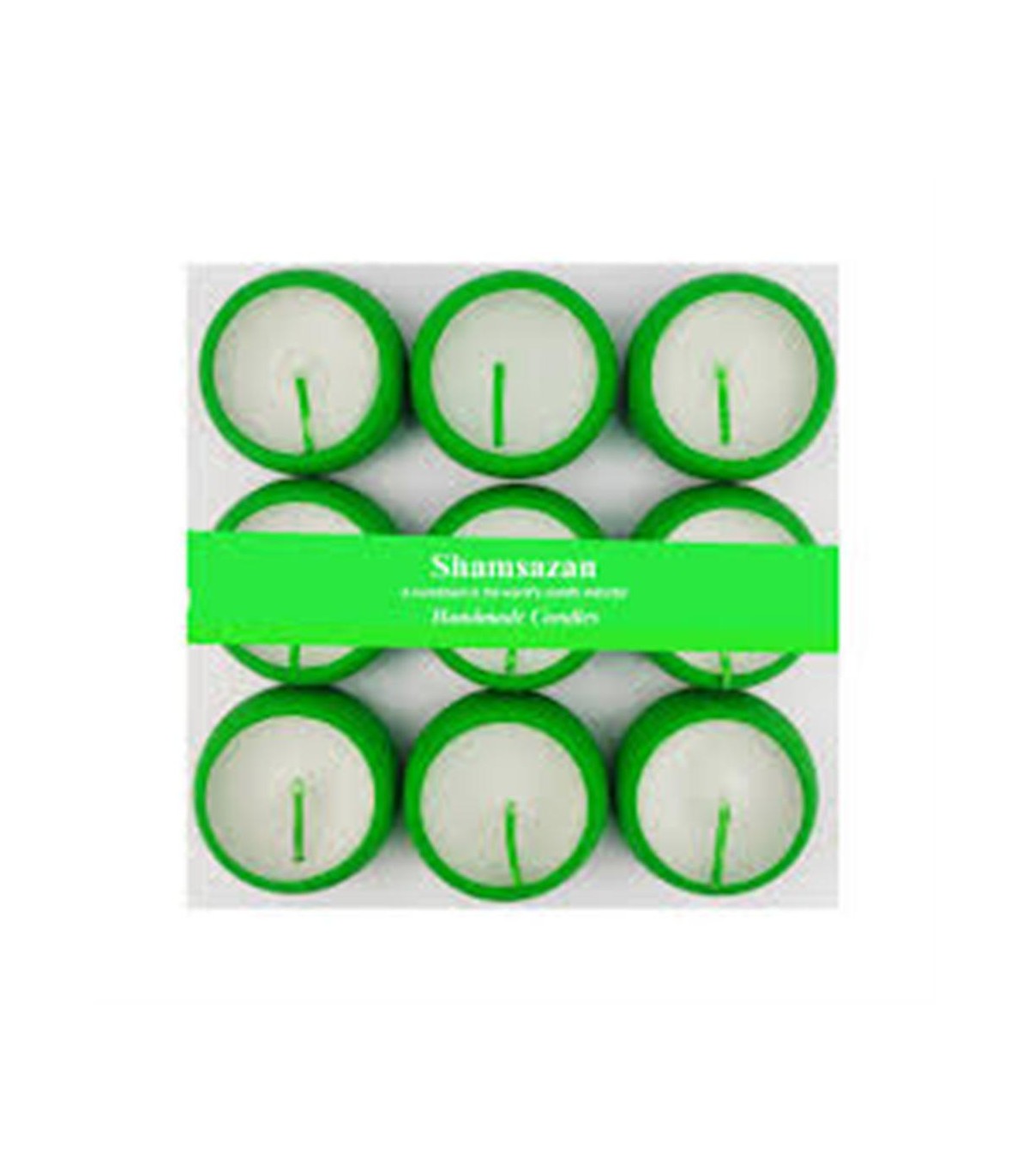 شمع وارمر 9 عددي سفالي رنگي