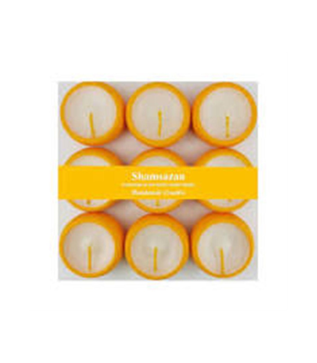 شمع وارمر 9 عددي سفالي رنگي