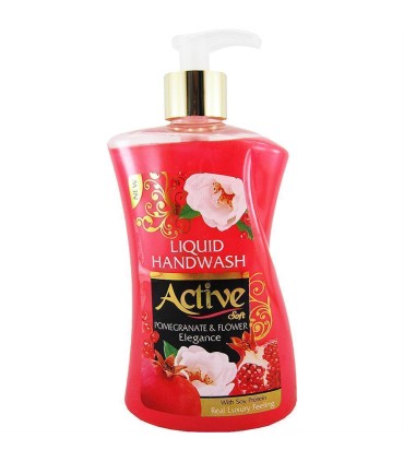 مايع دستشويي 450 ميل صدفي صورتي اكتيو