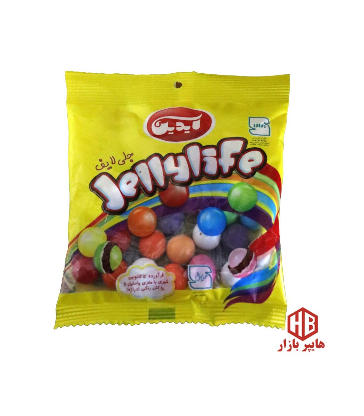 دراژه 80 گرم ميوه اي جلي لايف آيدين