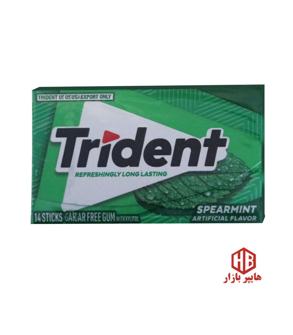 آدامس 14 عددي نعنايي تريدنت Trident
