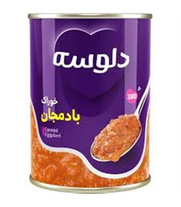 كنسرو 400 گرم خوراك بادمجان دلوسه
