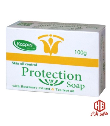 صابون دست و صورت 100 گرم پروتكشن رفع جوش كاپوس