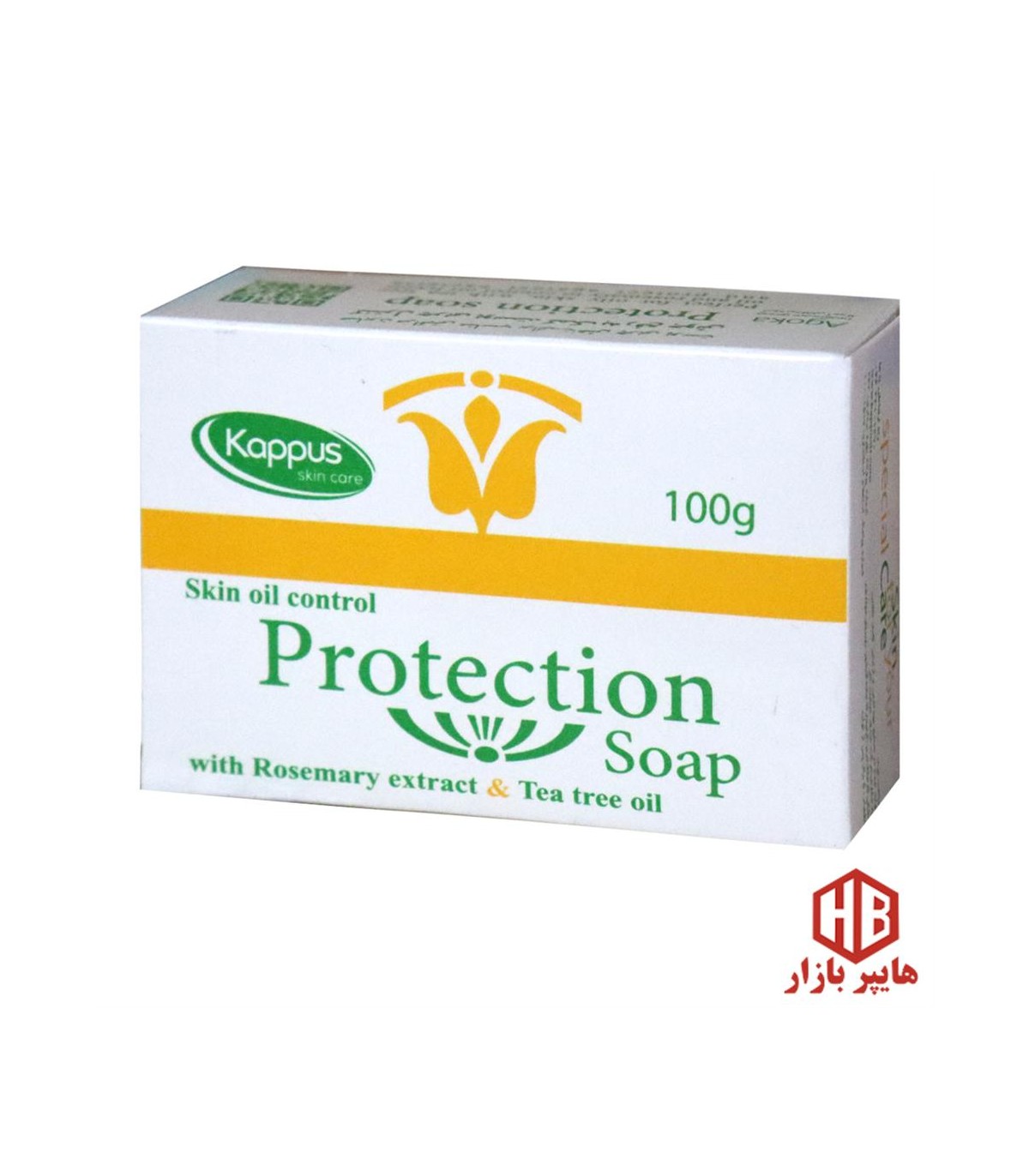 صابون دست و صورت 100 گرم پروتكشن رفع جوش كاپوس