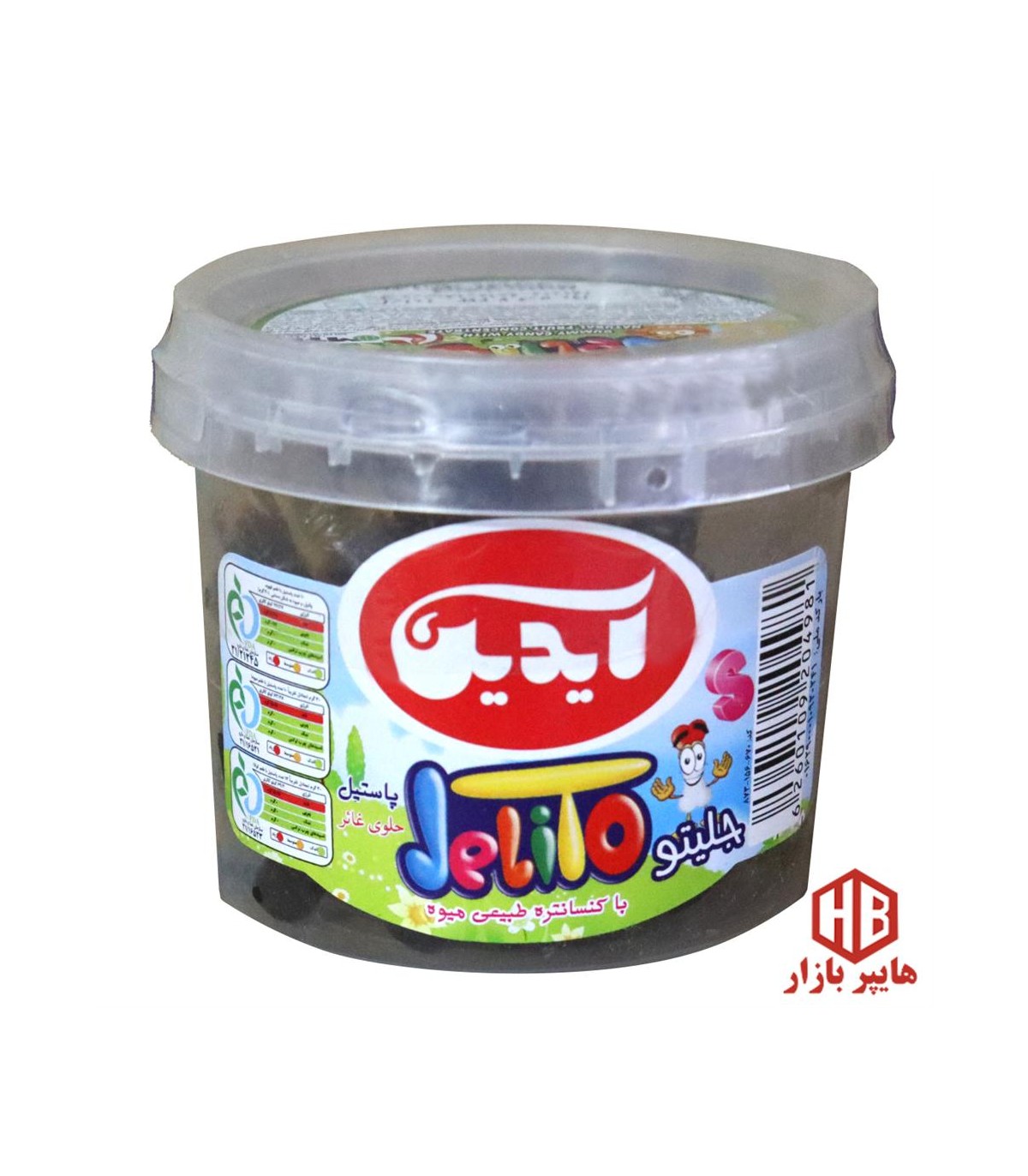 پاستيل 190 گرم ظرفي طعم مختلف آيدين