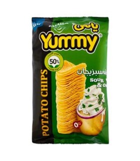 چيپس 50 گرم خامه سبزيجات يامي