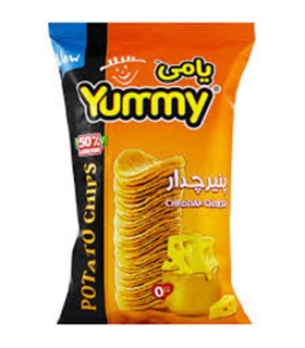 چيپس 50 گرم پنير چدار يامي
